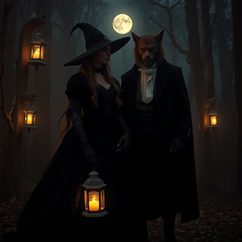 Gothic Romance: Witch and Werewolf Wedding
