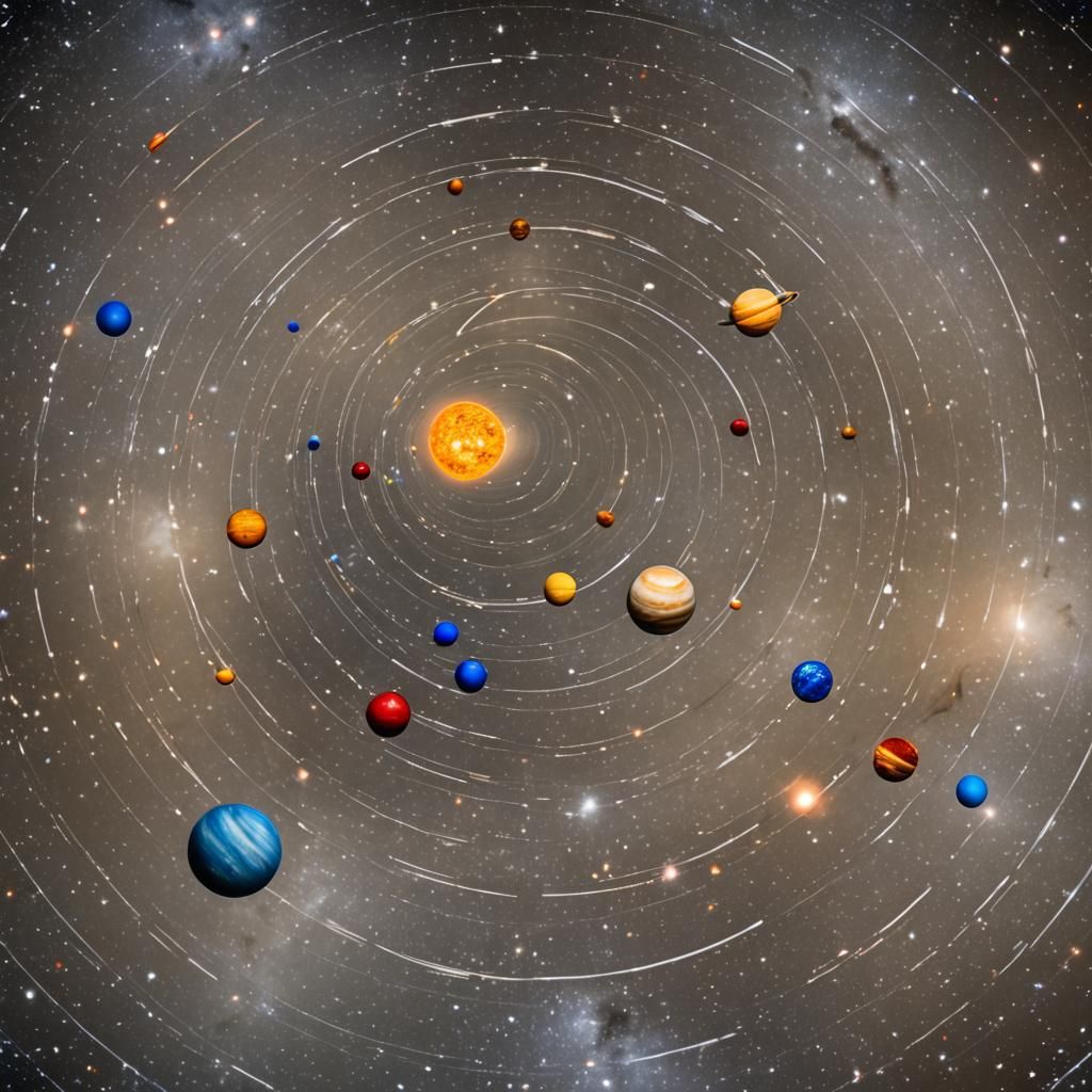 Our Solar System Moving Through Space