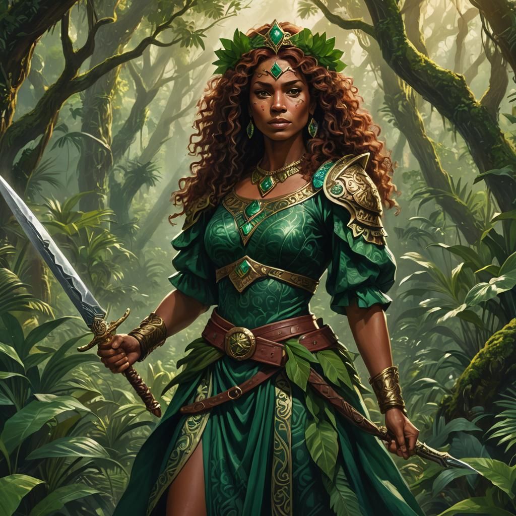 Queen in Jungle Concept Art