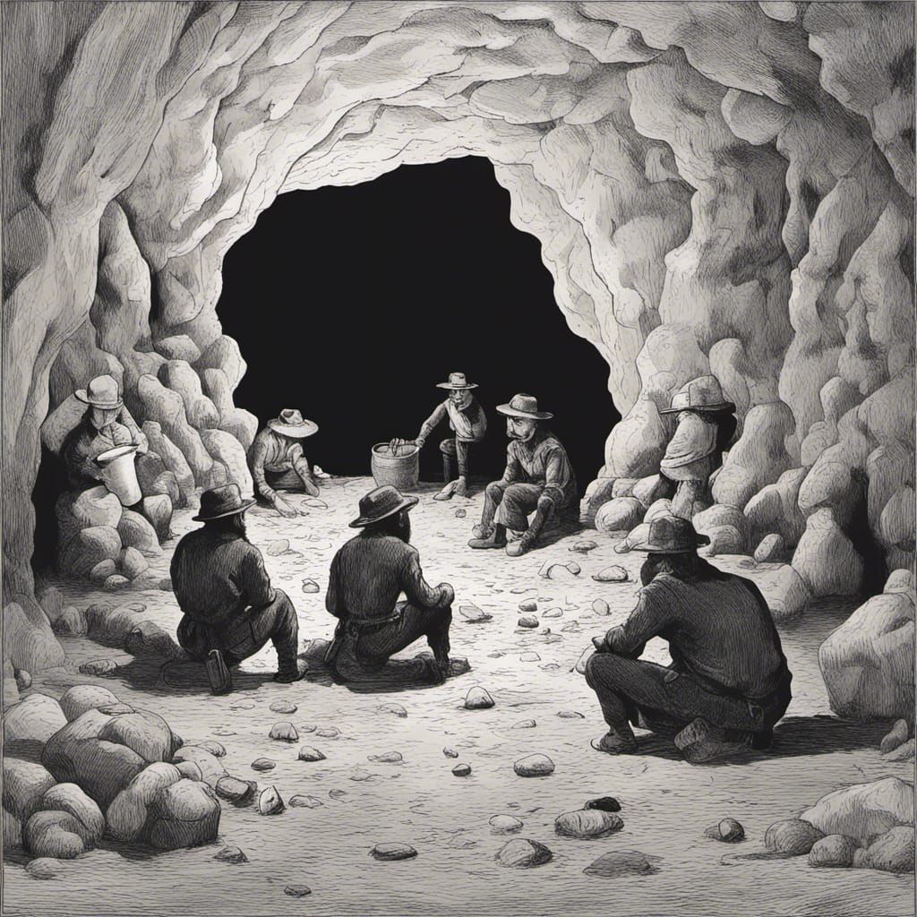Robbers in a Cave on a Dark Stormy Night