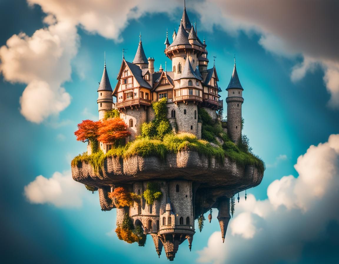 The upside down flying castle