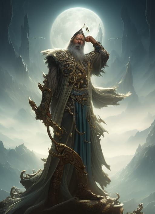 An old wizard, still strong and standing
