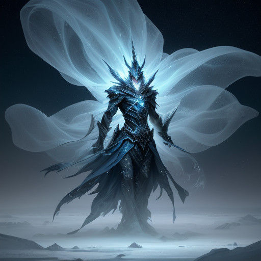 Ethereal Frost Phantom in Icy Hues