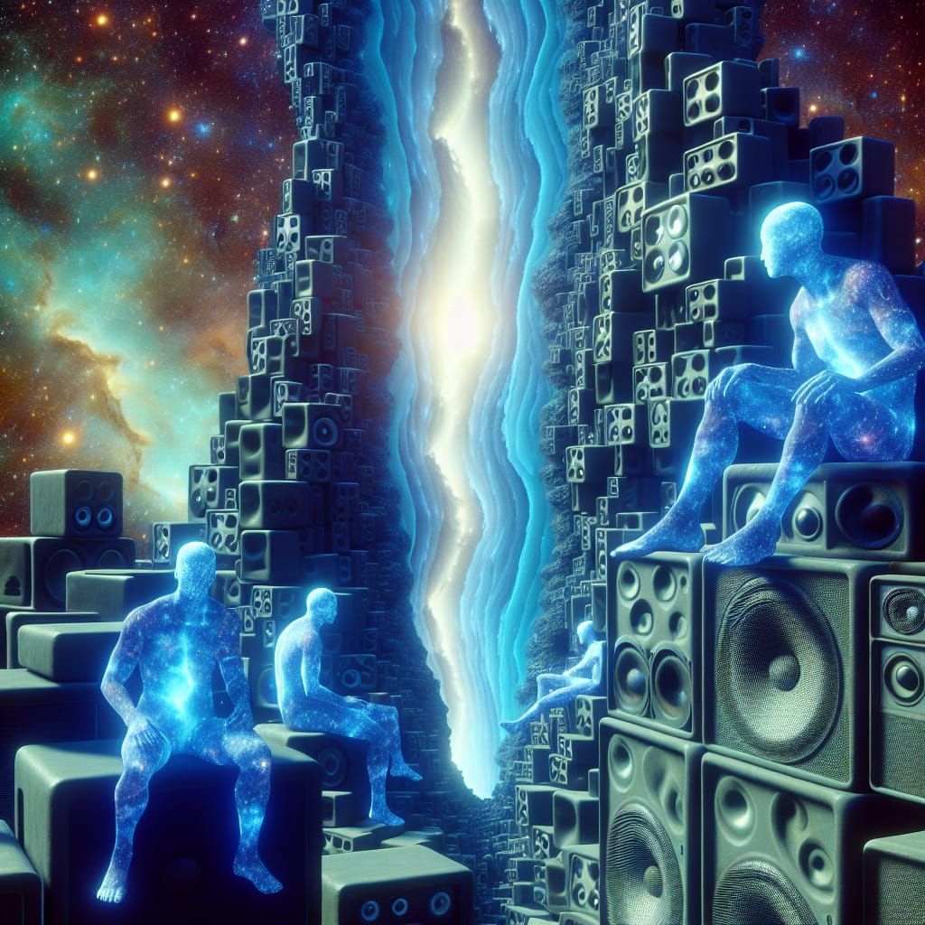 Amplifier Canyon: A Psychedelic Extraterrestrial Dreamscape