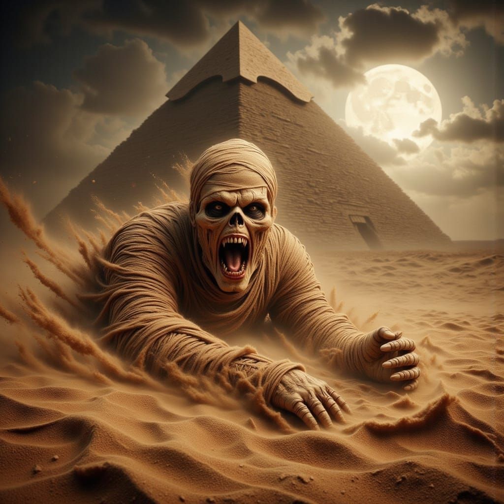 Ancient Mummy Stumbles Through Sinister Desert Storm