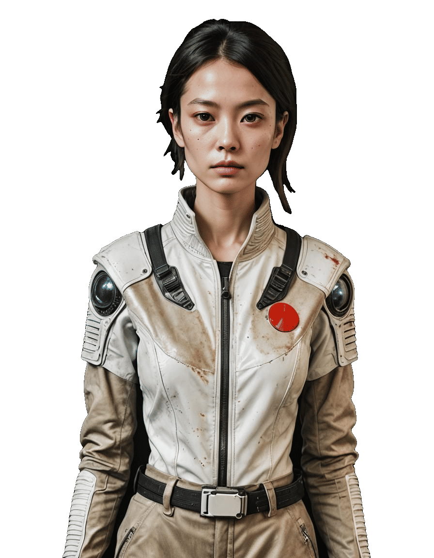 Dystopian Sci-Fi Alien in Futuristic Era