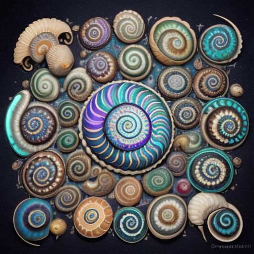 Opalescent Animals in a Metallic Pop Art Explosion