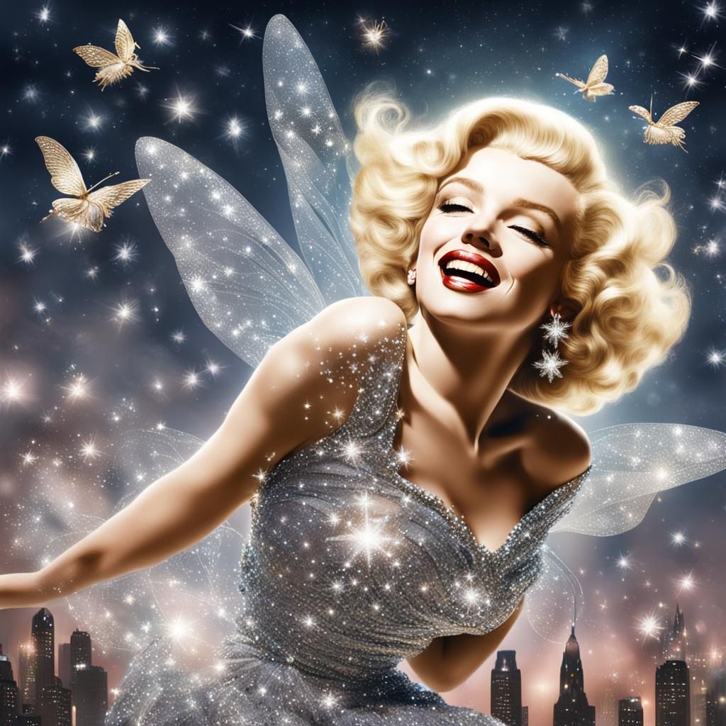 Sparkly Fairy Inspired by Marilyn Monroe