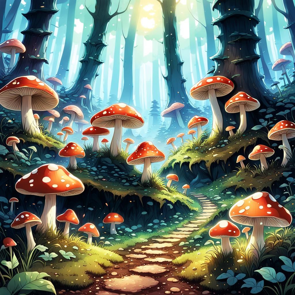 The Mushroom Forrest.