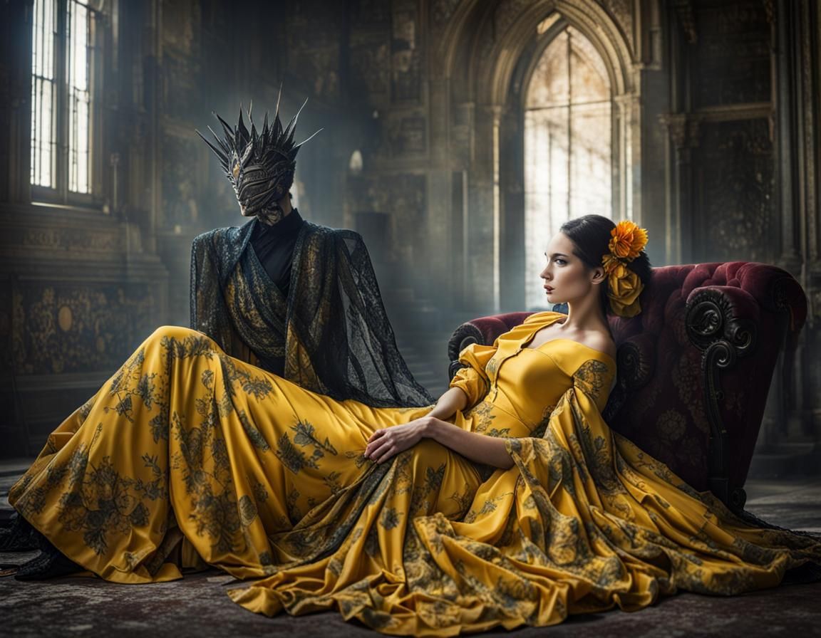 Surreal Restaurant Celebration with Exotic Aliens