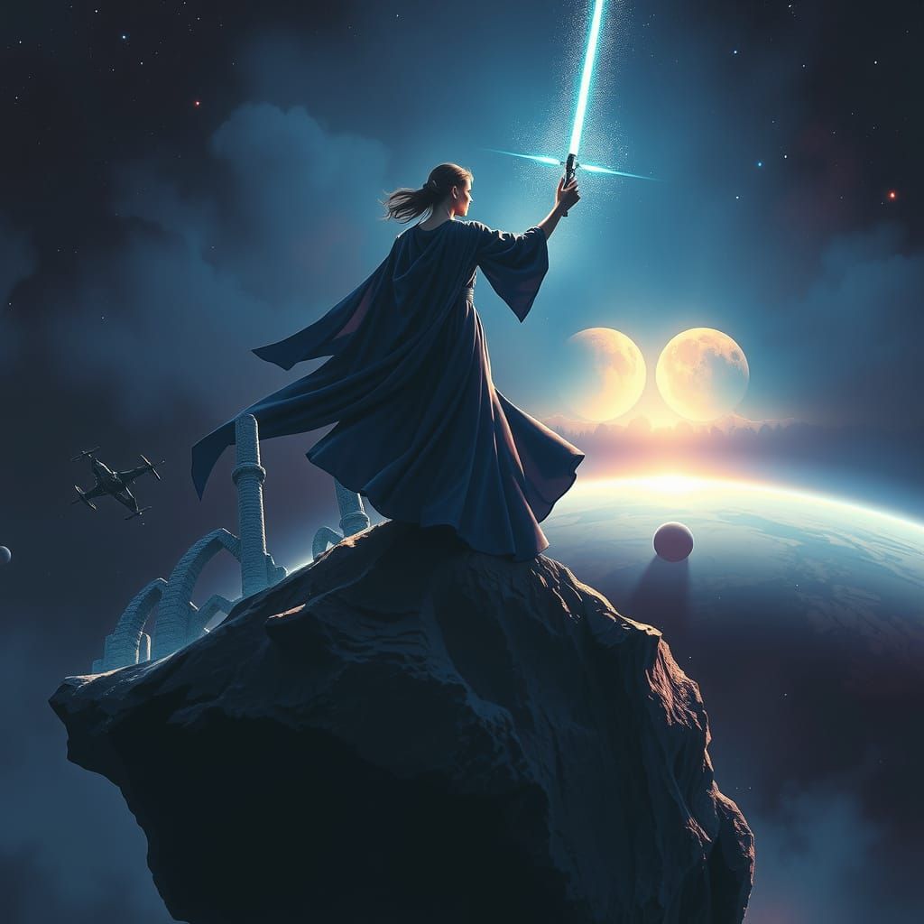 The mysterious woman