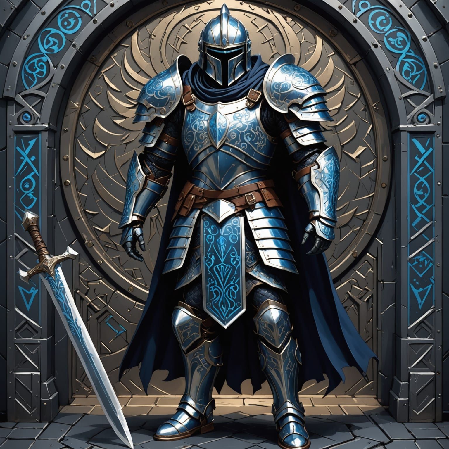 Majestic Plate Armor and Petrified Pike