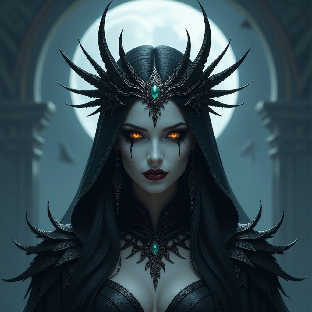 Goddess of Death Digital Art