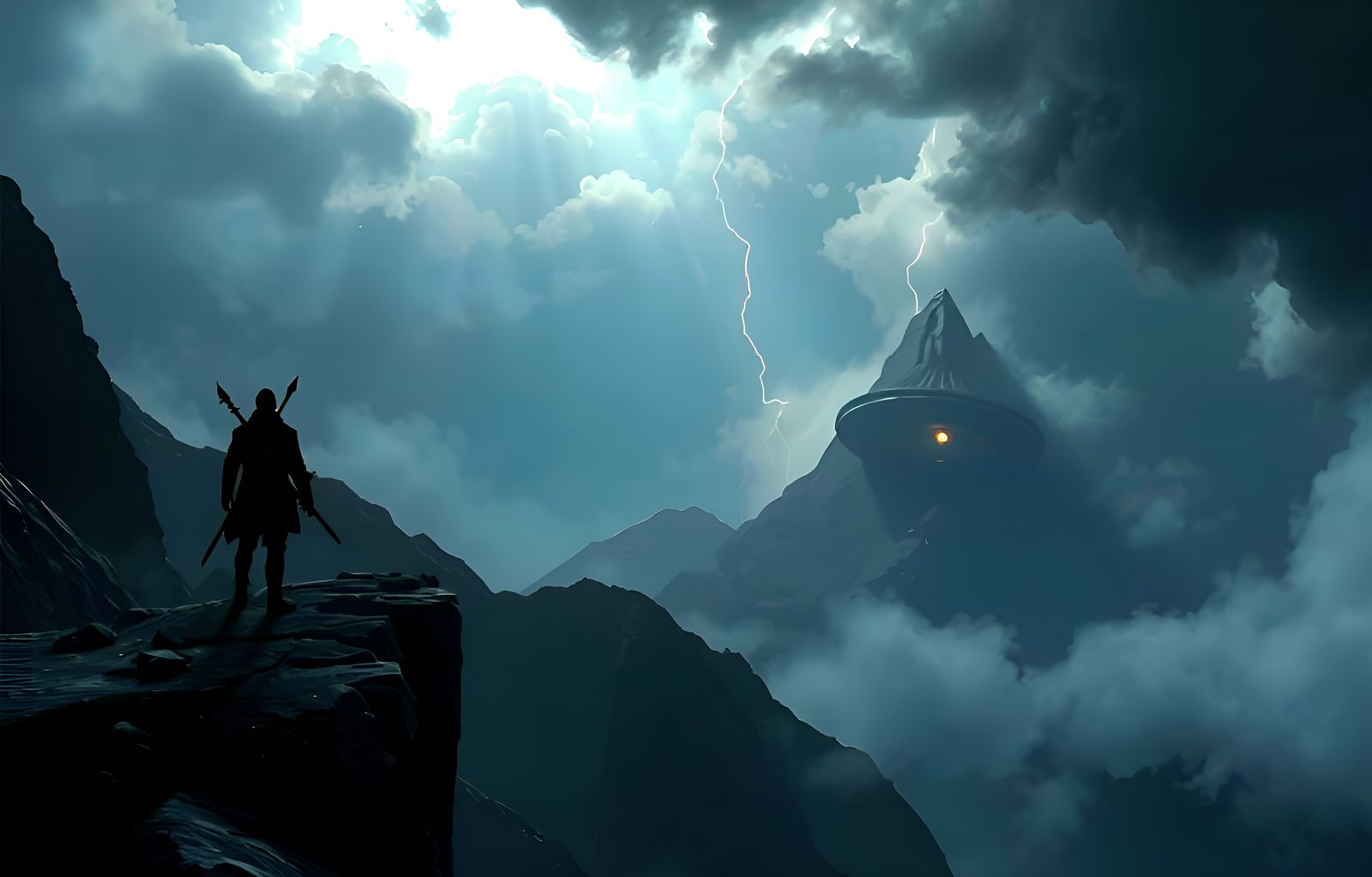 Gothic Vampire Hunter Discovers Crashed Starship Enterprise