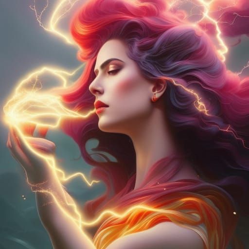 She is feeling Electric