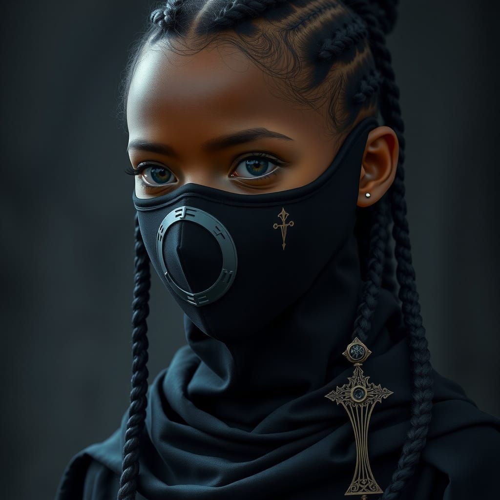 Eerie Portrait of Requiem, Daughter of Death