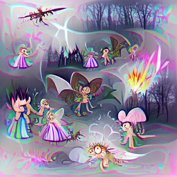 Apocalyptic Fairies in Ruins
