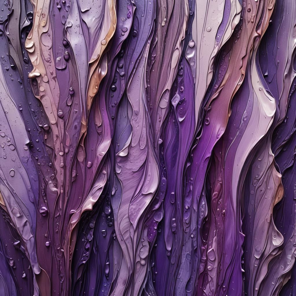 Abstract Purple Laminar Flow Art