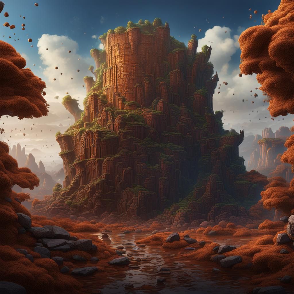 Fantastical Giant Cork Concept Art