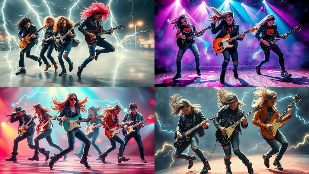 Rock Dancers Caught in Sonic Vortex