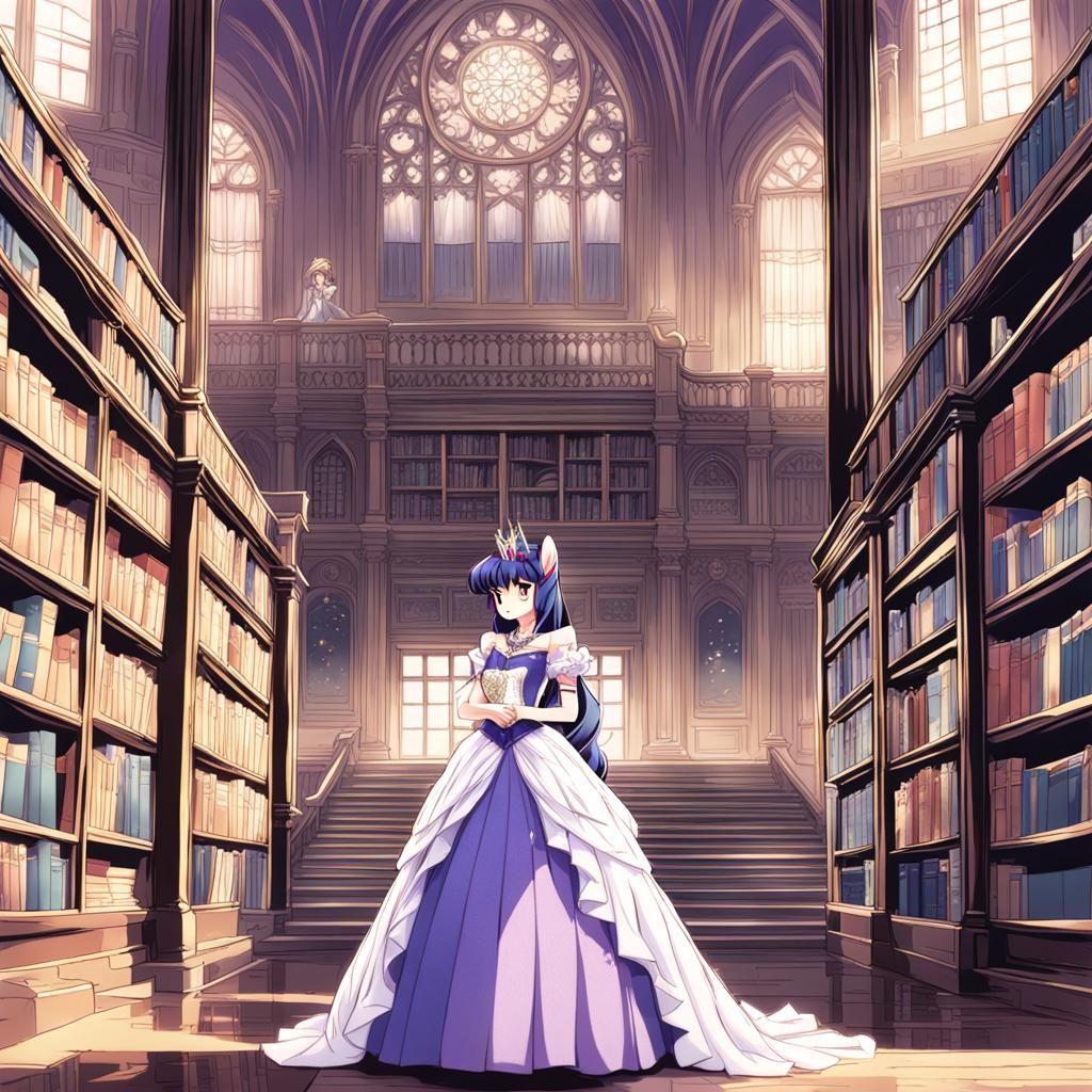 Princess Twilight Sparkle in Anime Style