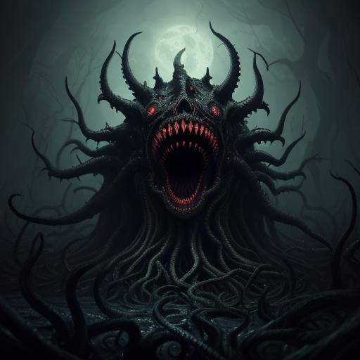 Surreal Eldritch Horror in Lovecraftian Style