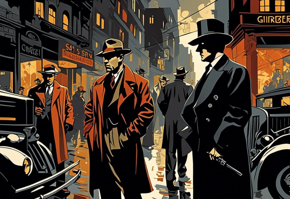 Noir Graphic Novel in Golden Age Hollywood Style
