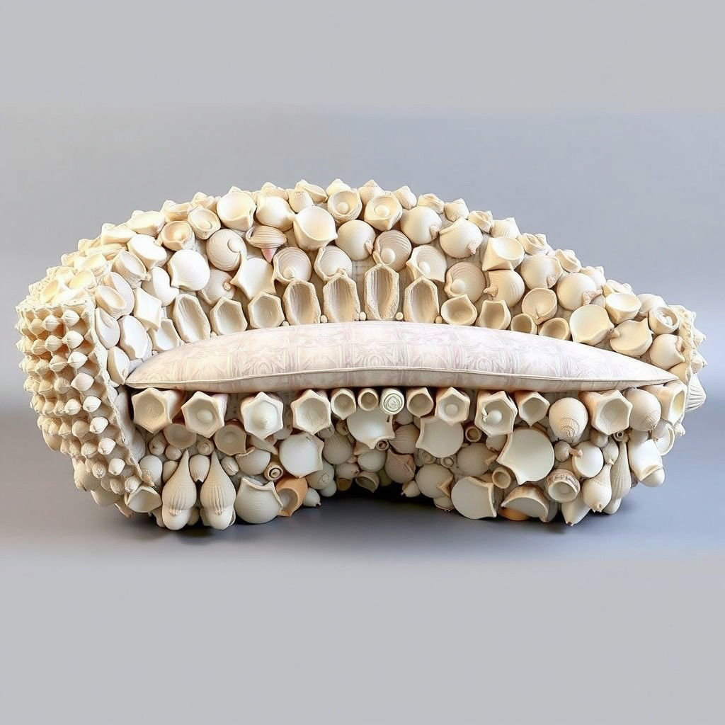 Nautilus Seashell Couch: A Unique Design