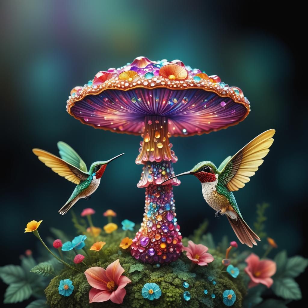 Summer Quartz Trichome Mexican Mushroom