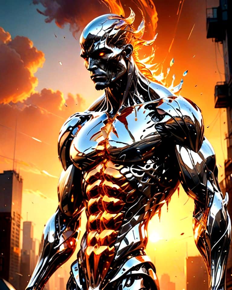 Crystal Muscle Creature in Fantasy Concept Art