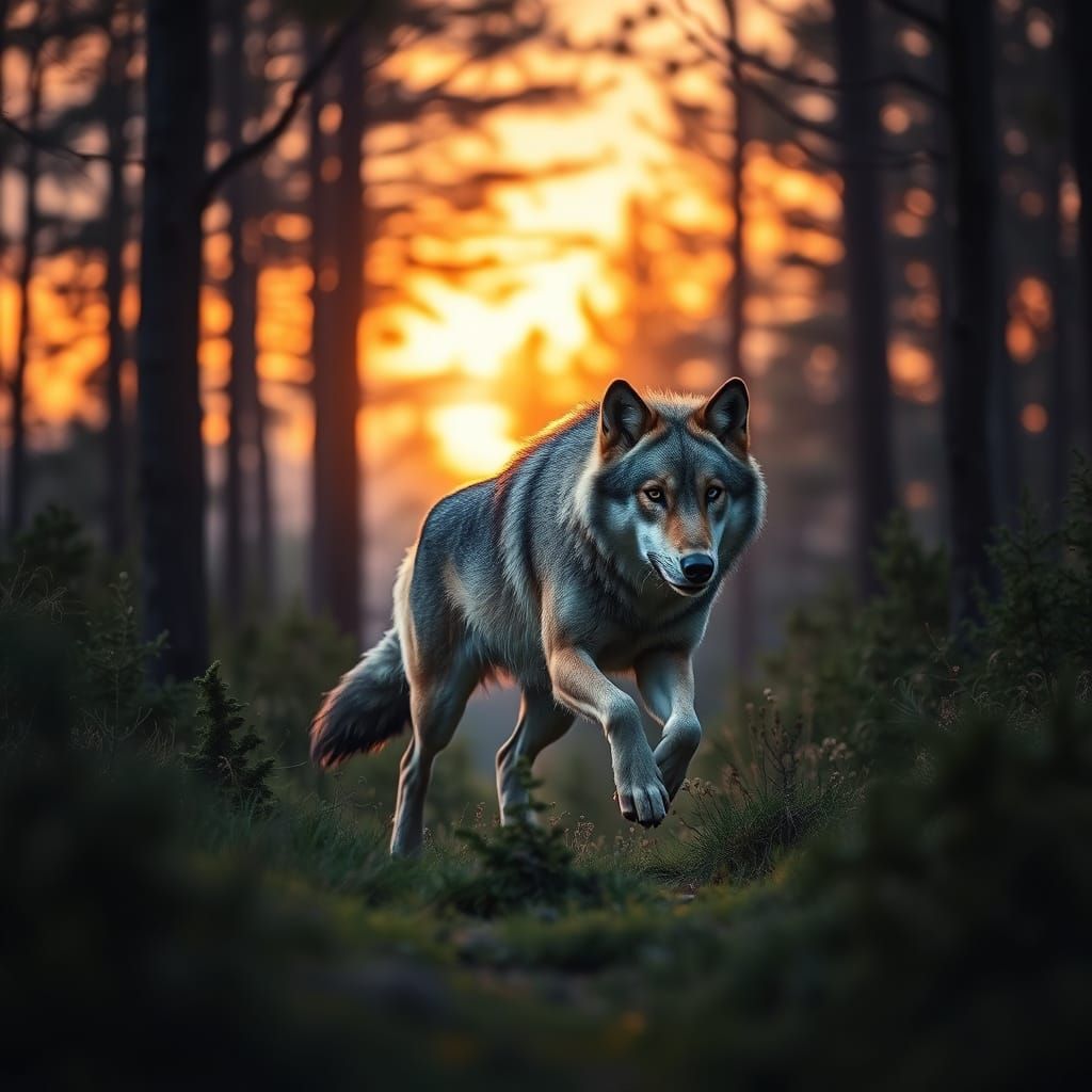 In my dreams I can run through the forest ...