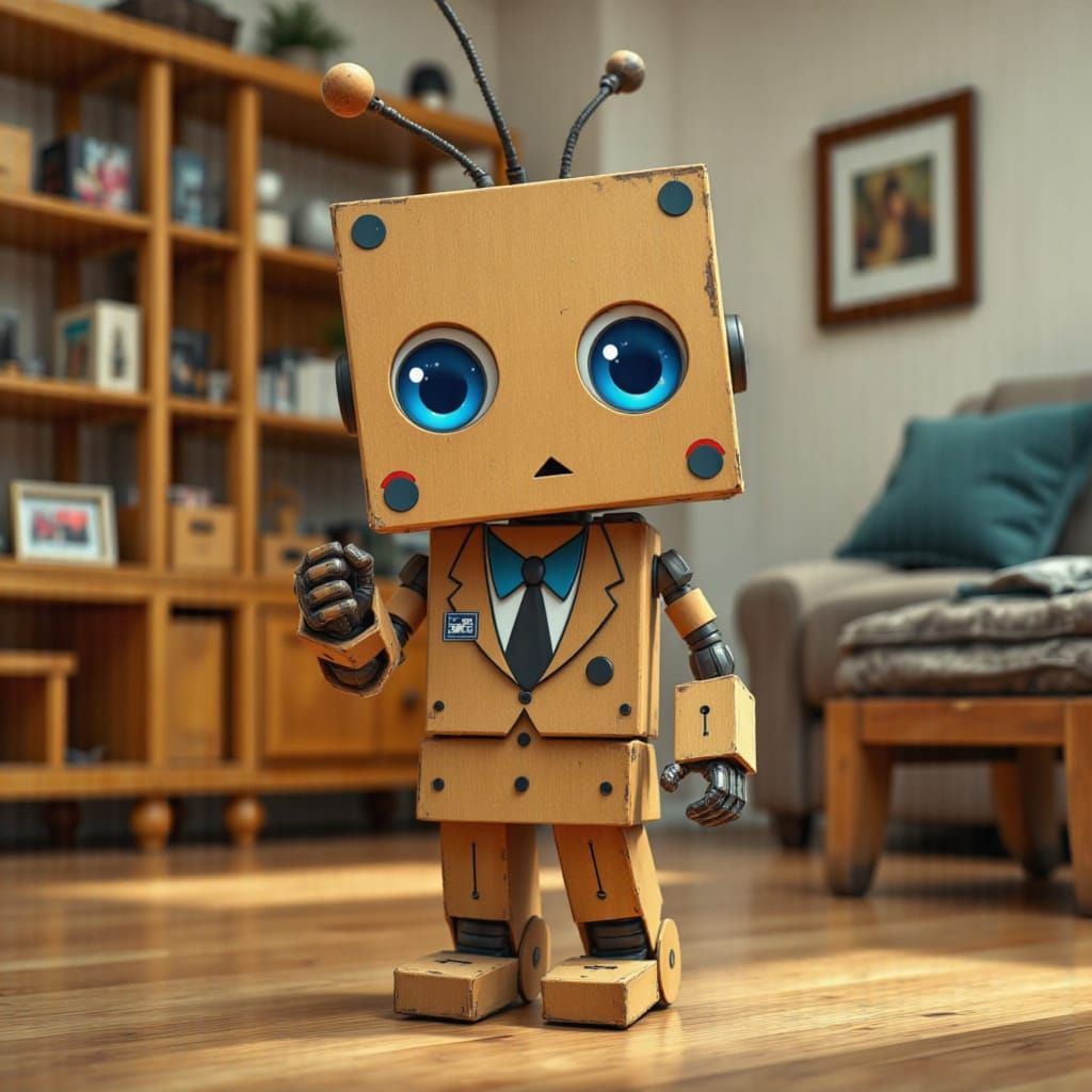 AI Generated Art of Robbie Robot