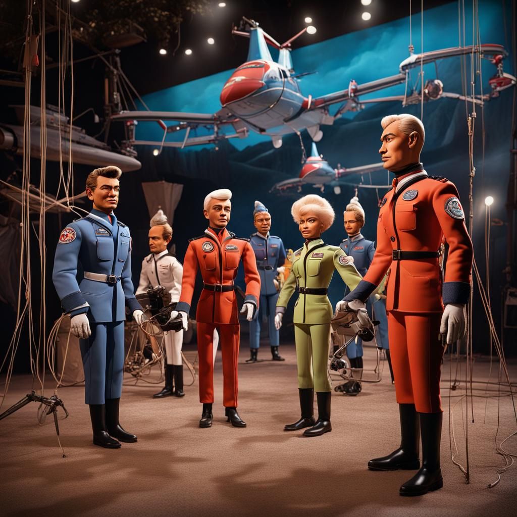 Thunderbirds as Marionettes: Supermarionation Concept Art