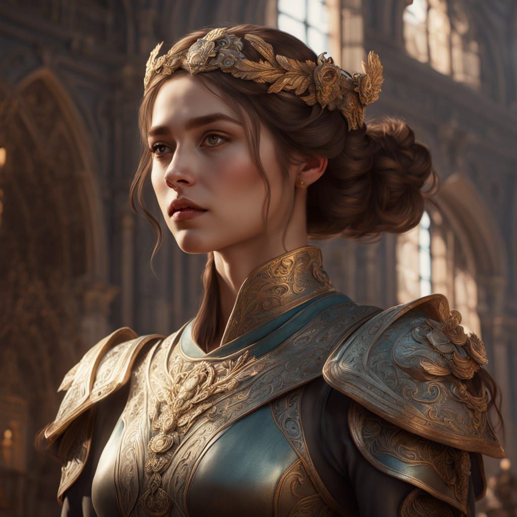 Ethereal Beauty in Soft Renaissance Style