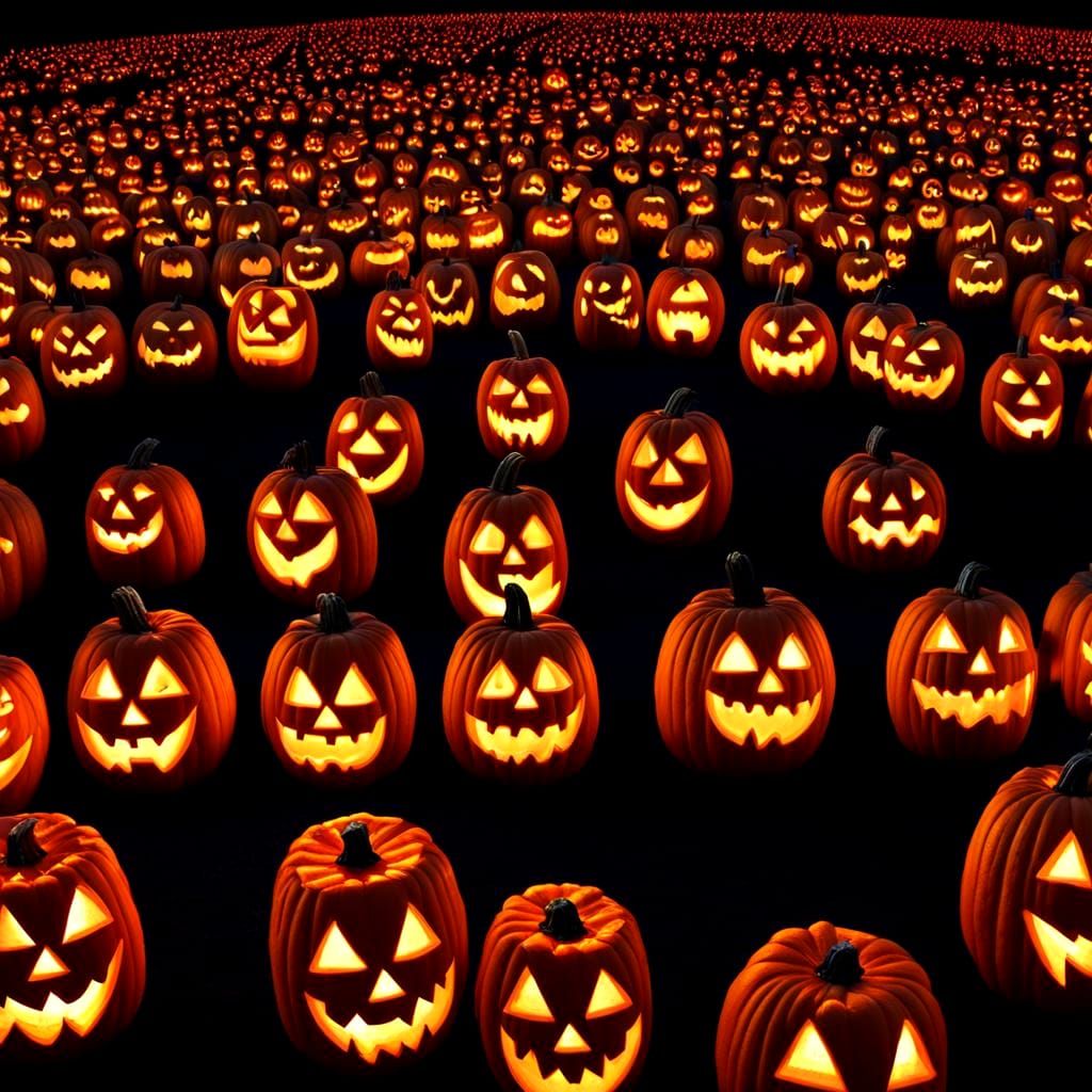 Infinite Halloween Pumpkins: A Macro Chasm