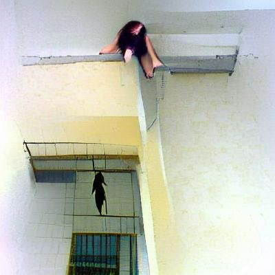 Minimalist Figure Study in Black and White