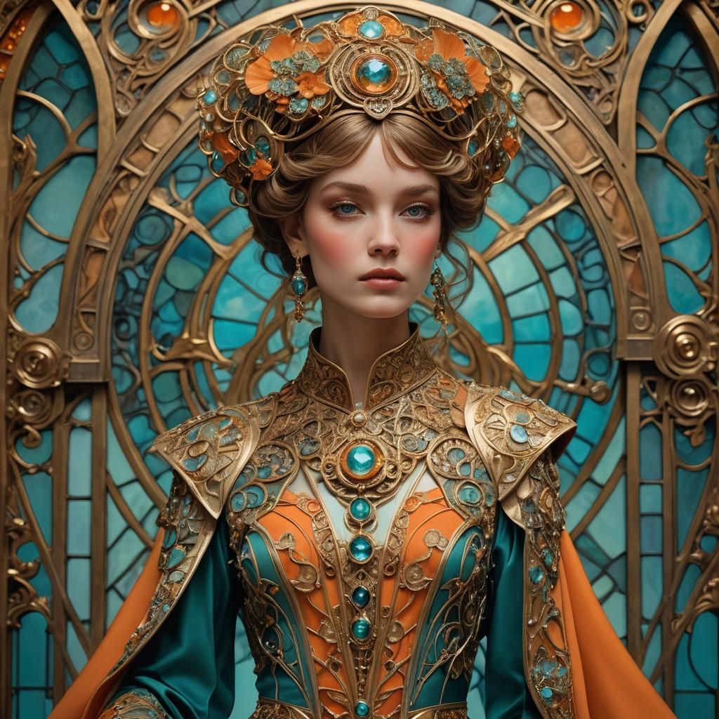 Art Nouveau Empress on Imperial Runway