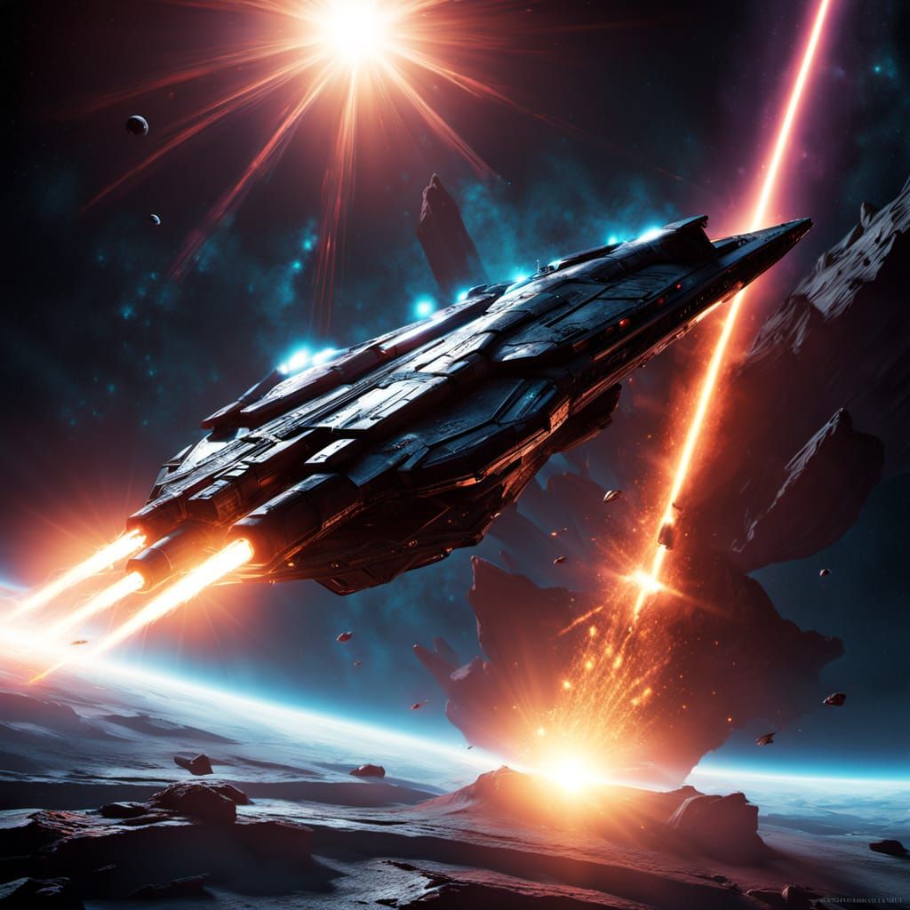 Galactic Warship Unleashes Fury on the Sera System