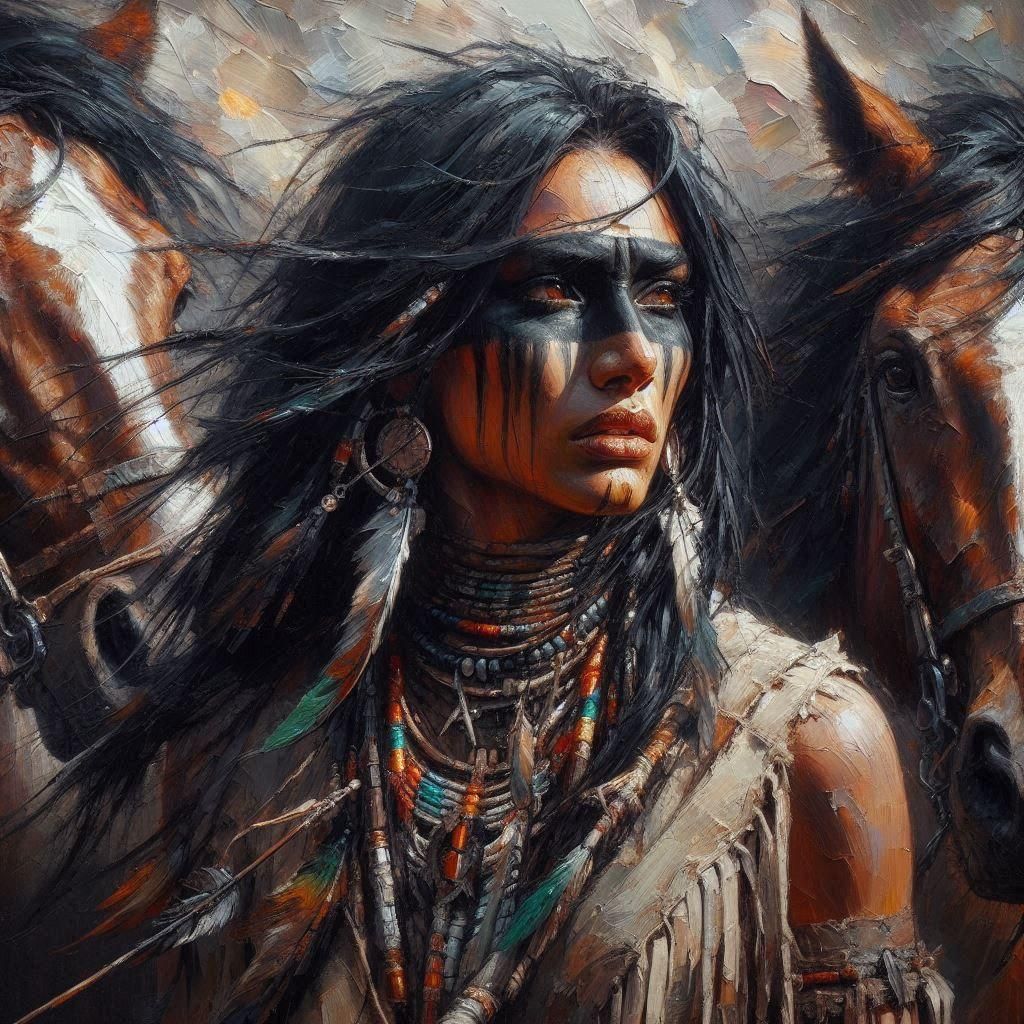 Portrait of Amata: An AI-Generated Image