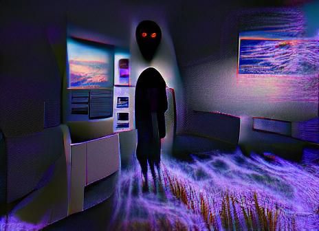 Terrifying Creature Emerges from Shadows