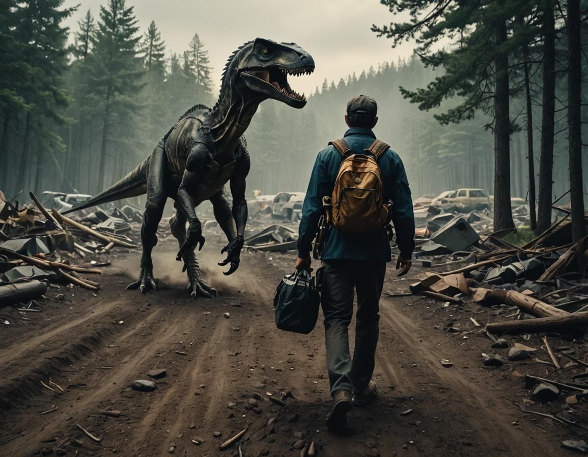 Cinematic Film Still of a Full Day's Work