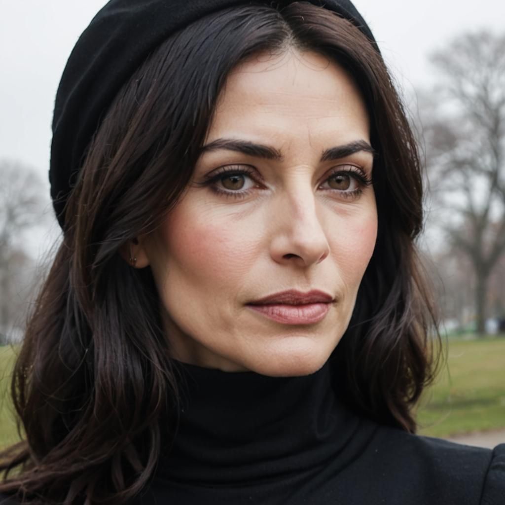 Elegant Portrait of a Woman in Natural Light