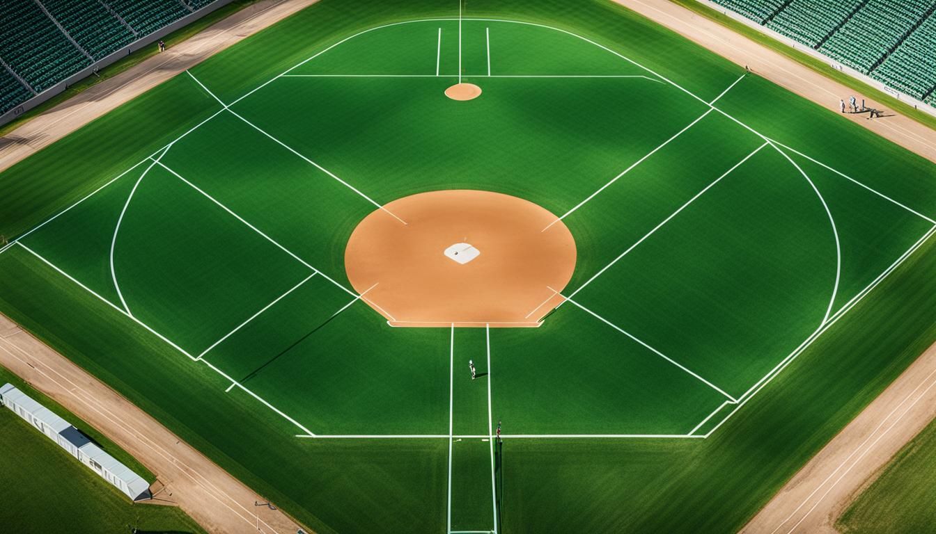 Emerald Baseball Diamond: Translucent Isometric View