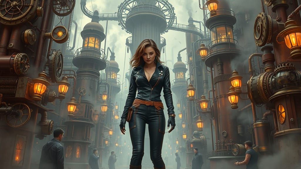Mystical Steampunk Metropolis Unveils Its Secrets