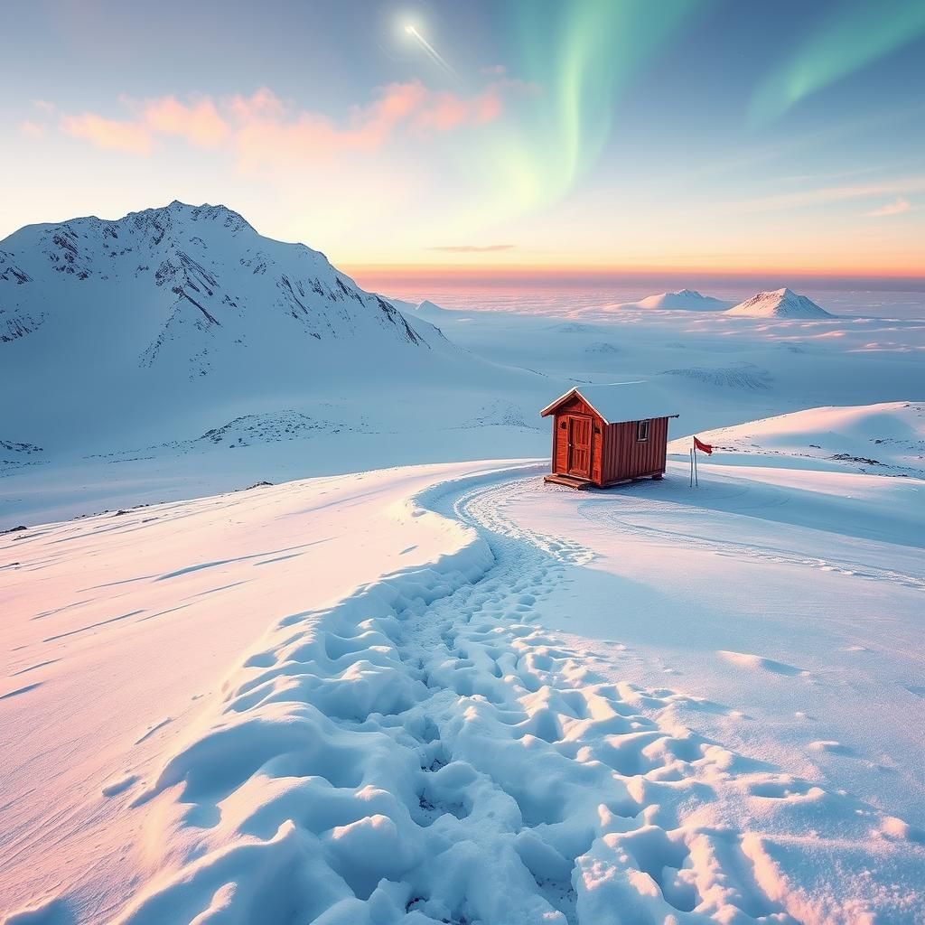 Mount Everest Summit: Outhouse at Sunrise