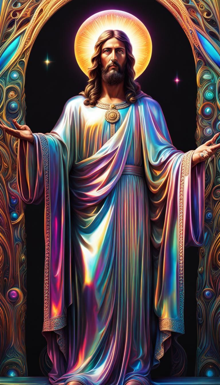 Cosmic Jesus: Mystical, Powerful, and Ultrarealistic Concept