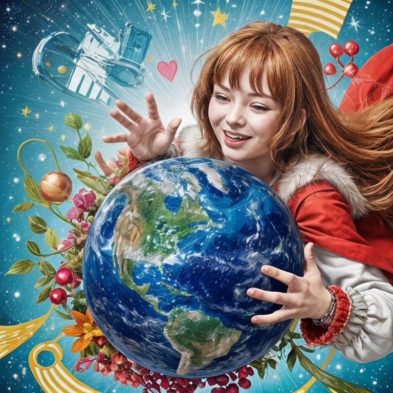 AI Generated Image of Joy to the World