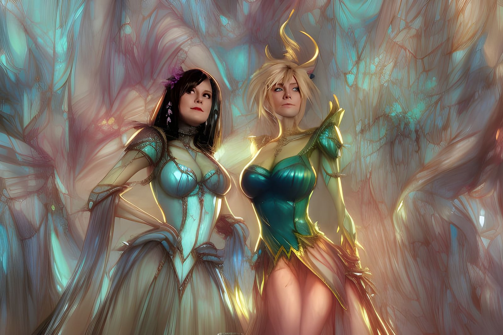 Sensual Portrait in WLOP Artgerm Style