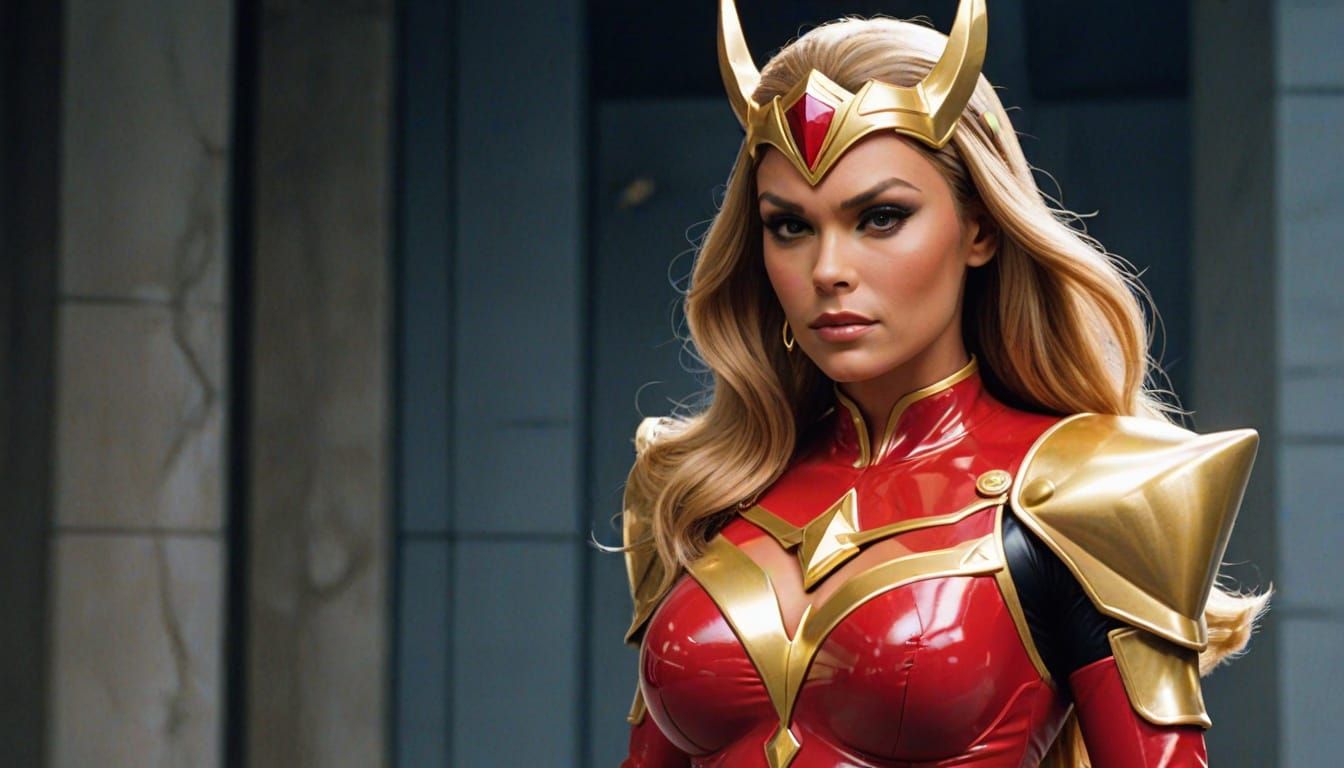 She-Ra in Latex Costume