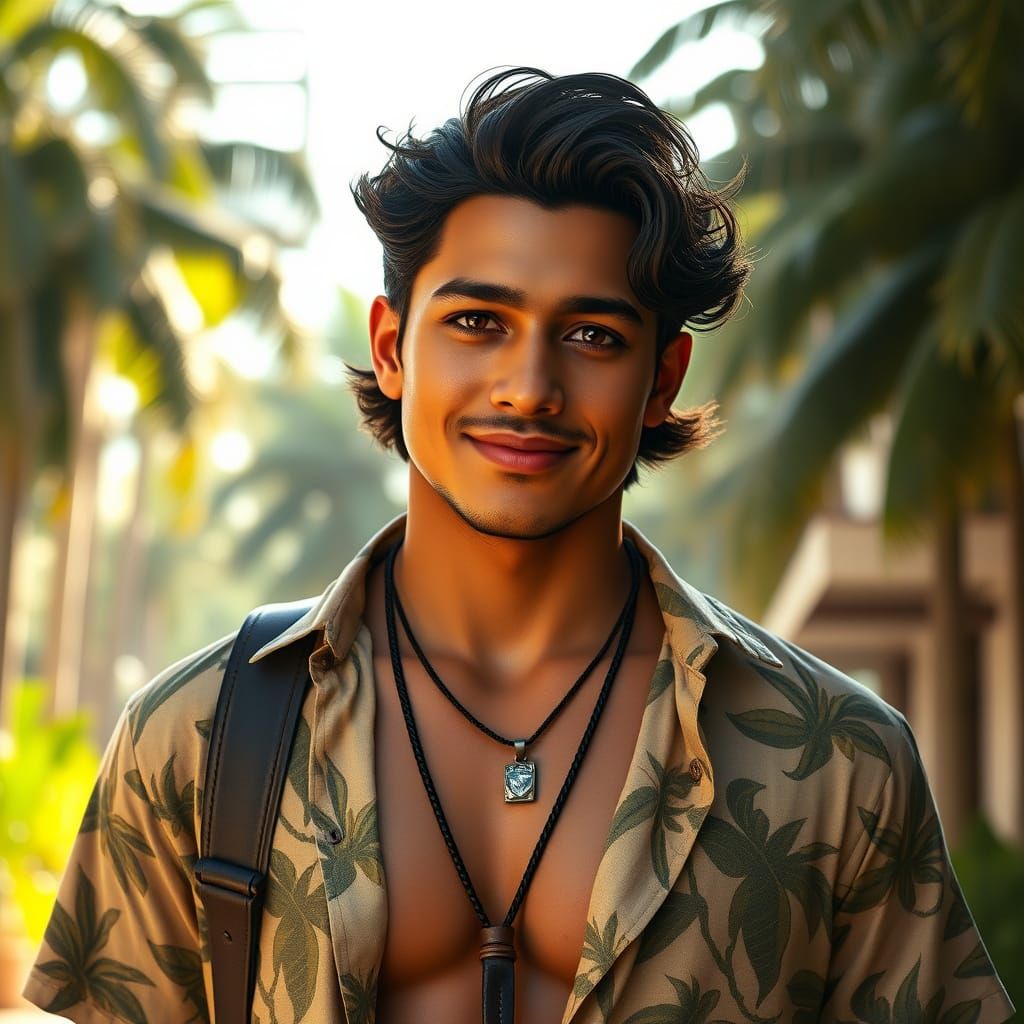 Thiago Benítez: Paraguayan Heartthrob in Tropical Portrait S...